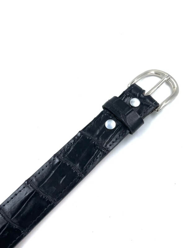 Cinto lagarto negro - Imagen 2